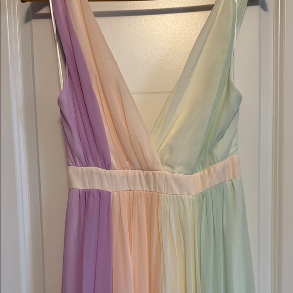 Luxxel (VICI) Pastel Multicolor Maxi Dress - Picture 4 of 7